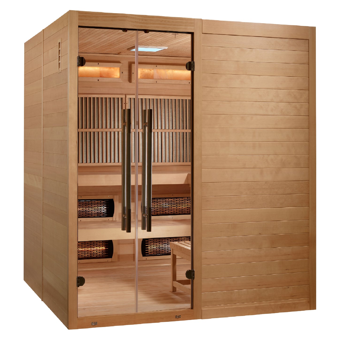 2025 Toledo GDI-8360-01 6 Per Hybrid Sauna (Indoor). Full Spectrum and Harvia Traditional Stove