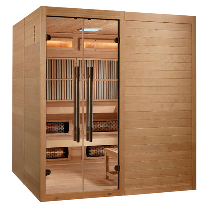 2025 Toledo GDI-8360-01 6 Per Hybrid Sauna (Indoor). Full Spectrum and Harvia Traditional Stove
