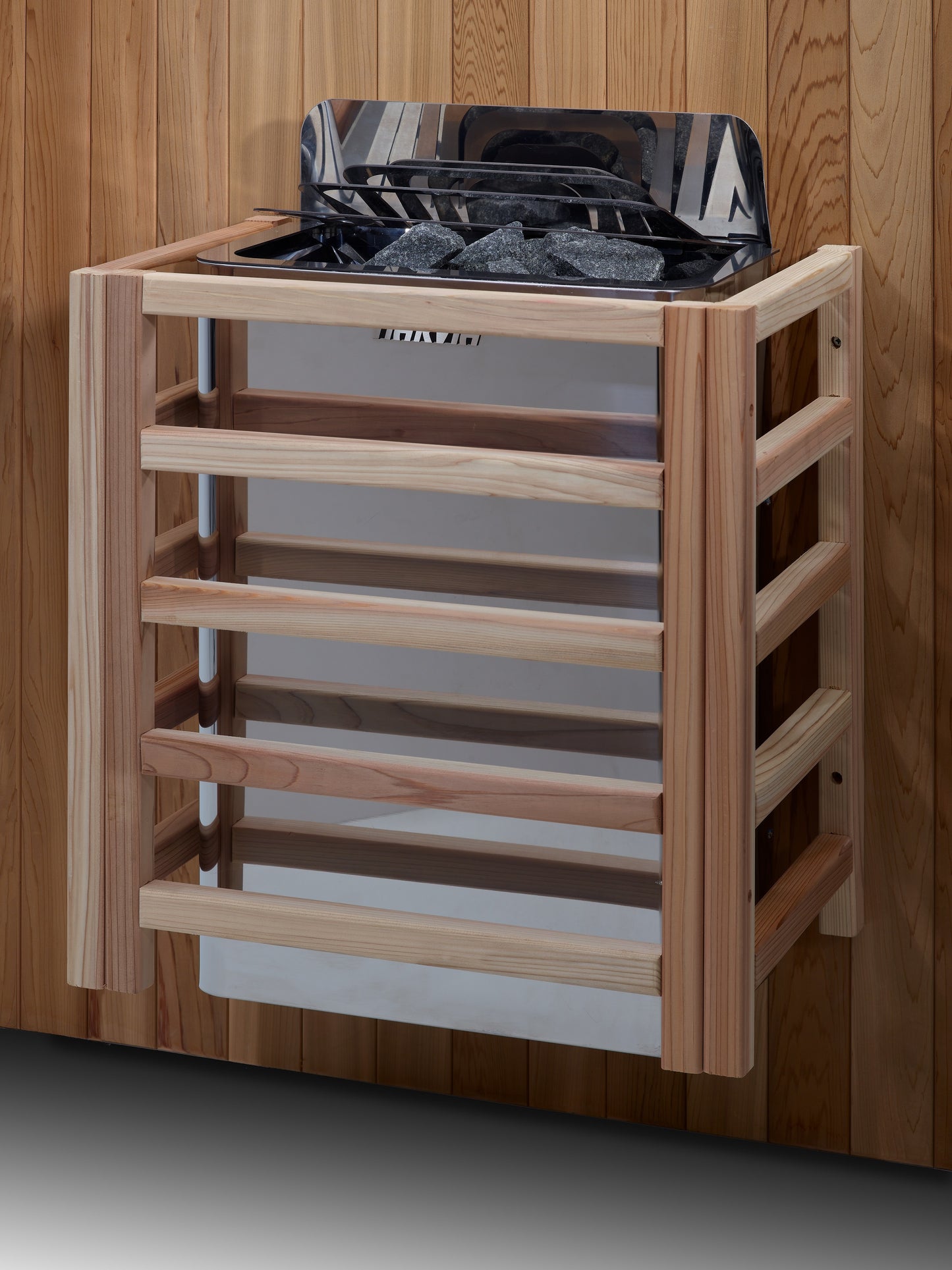 2025 Toledo GDI-8360-01 6 Per Hybrid Sauna (Indoor). Full Spectrum and Harvia Traditional Stove