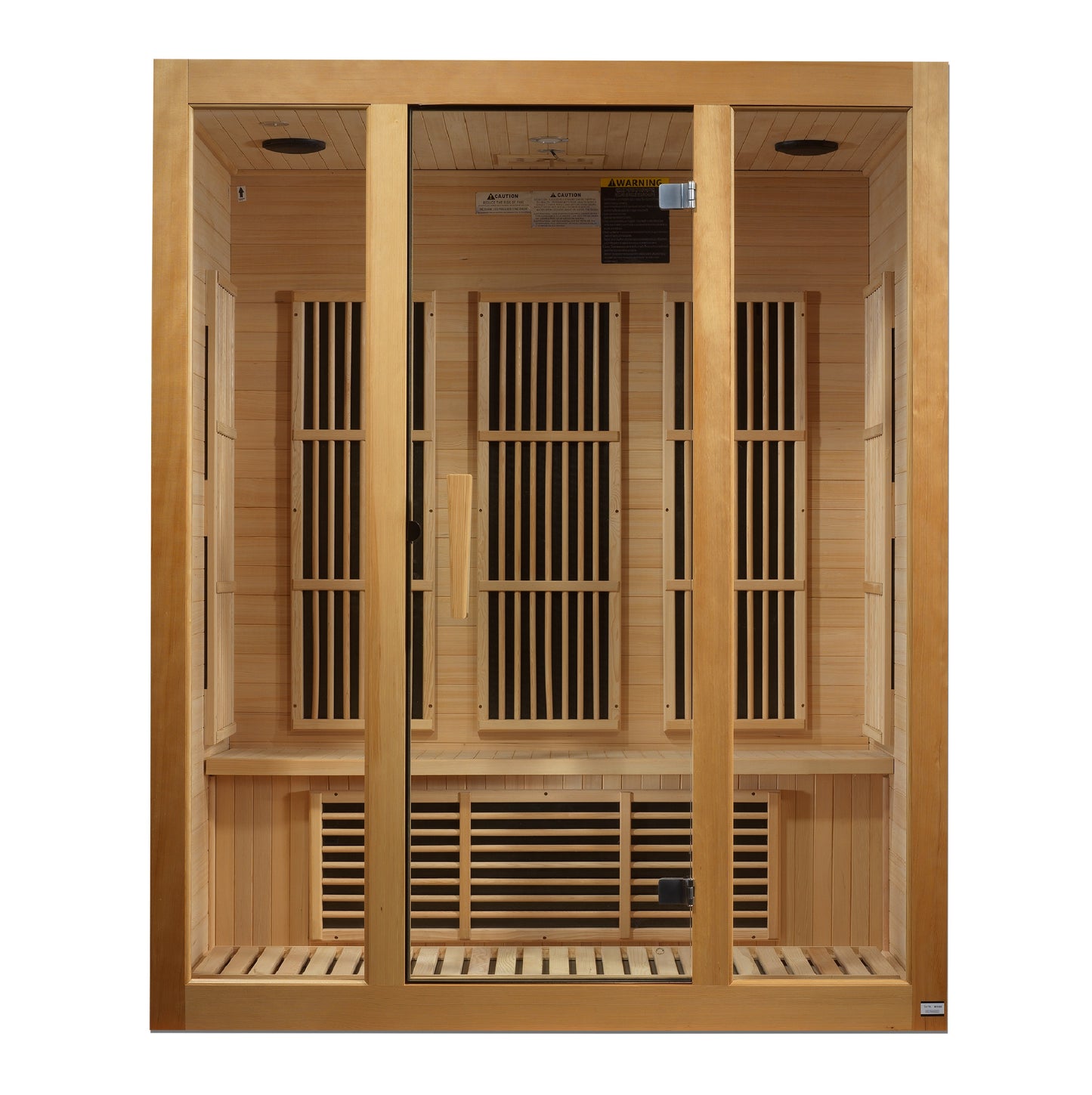 Maxxus 3 person Near Zero EMF FAR Infrared Sauna Canadian Hemlock MX-J306-01-ZF