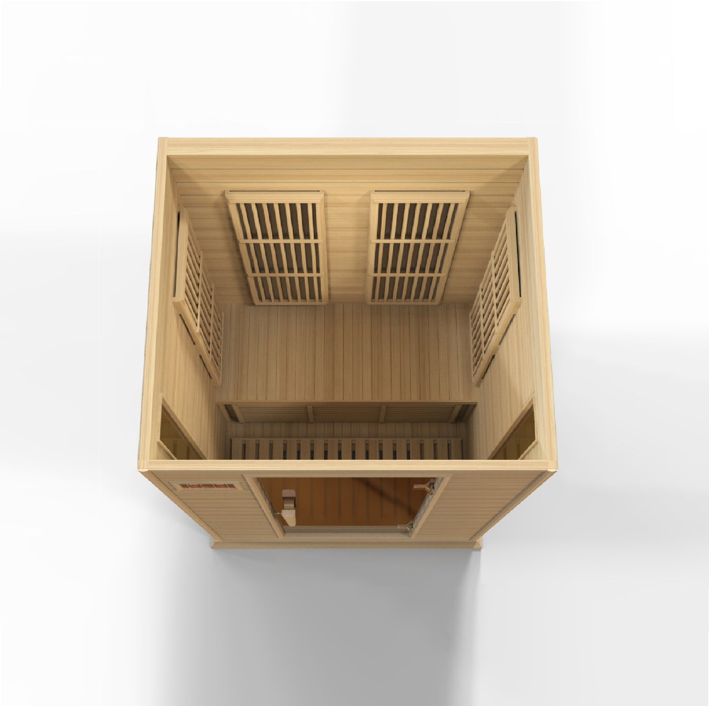K206-01 Hemlock Low EMF Maxxus Low EMF FAR Infrared Sauna Canadian Hemlock