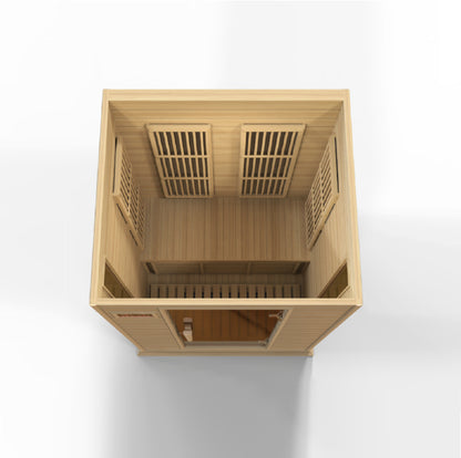 K206-01 Hemlock Low EMF Maxxus Low EMF FAR Infrared Sauna Canadian Hemlock