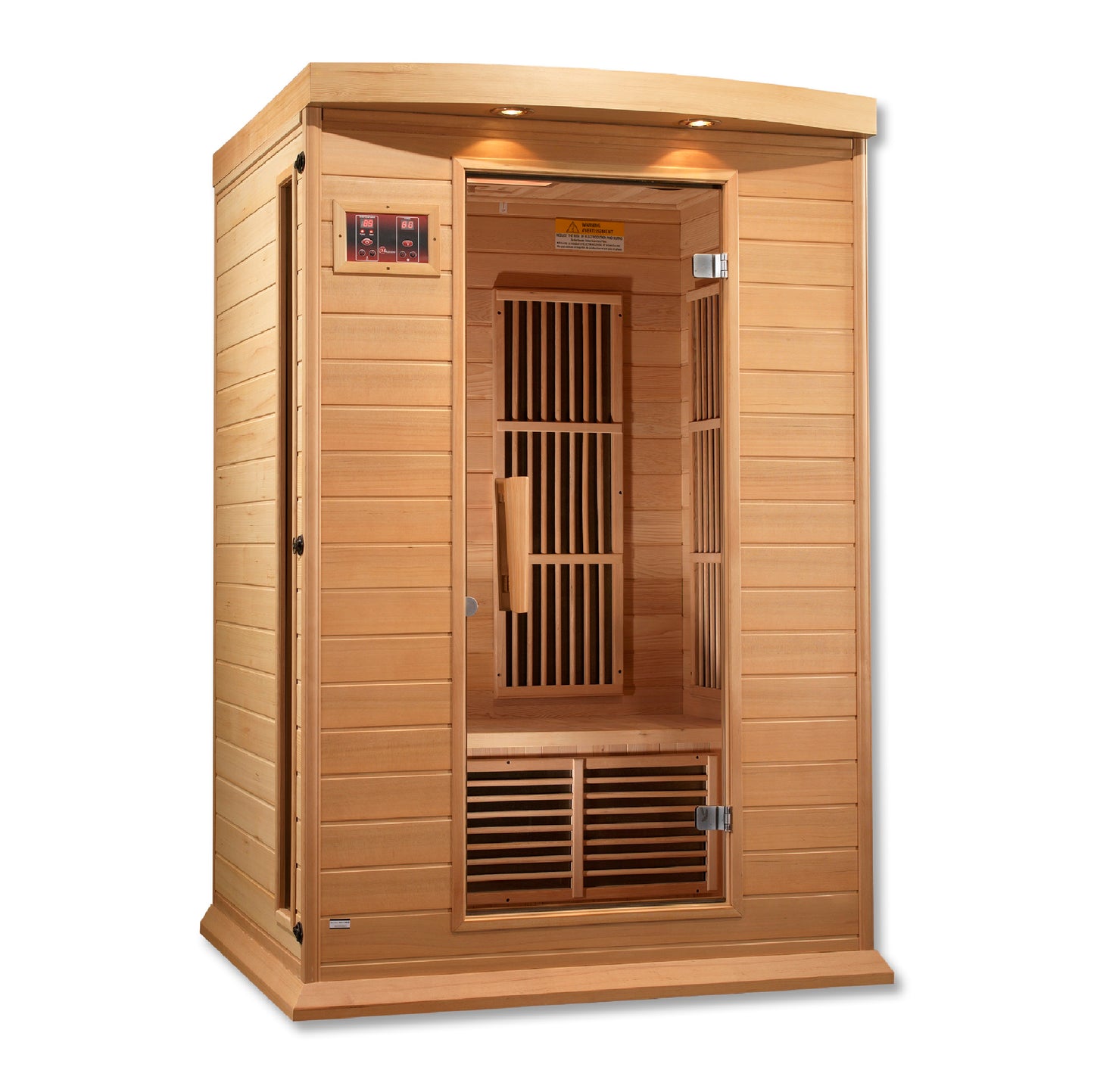 K206-01 Hemlock Low EMF Maxxus Low EMF FAR Infrared Sauna Canadian Hemlock
