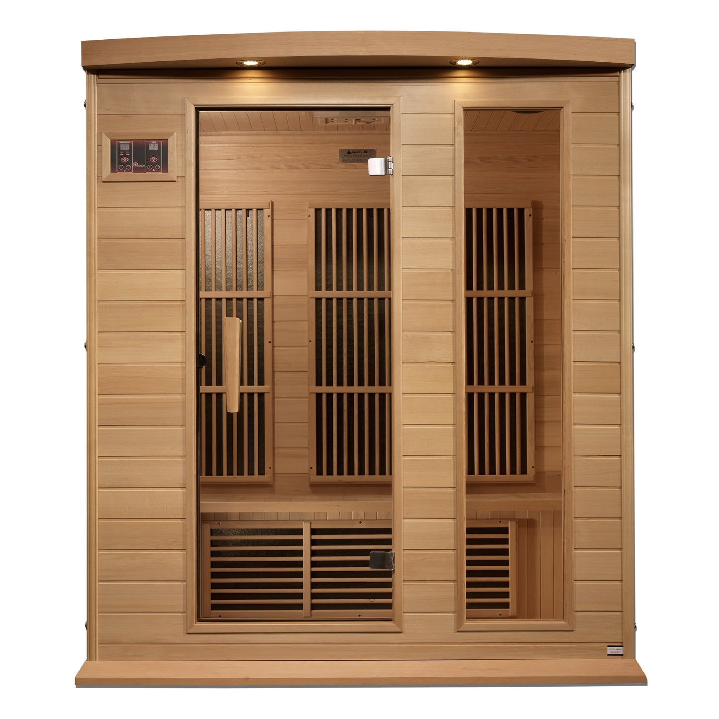 K306-01-ZF Hemlock Near Zero EMF Far IR Sauna 3 Person