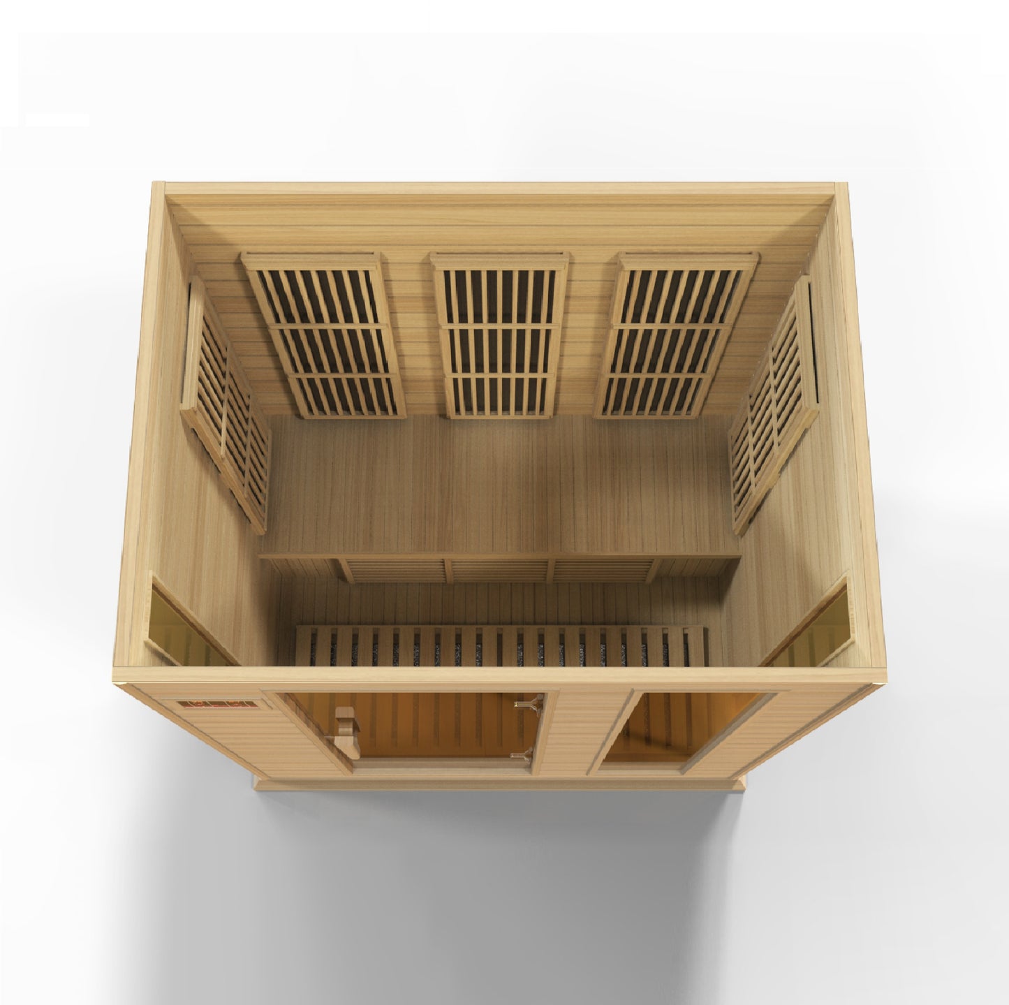 K306-01 Hemlock Low EMF Far IR Sauna 3 Person  Maxxus Low EMF FAR Infrared Sauna Canadian Hemlock