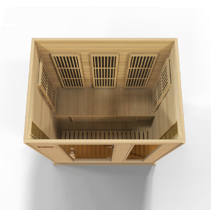 K306-01 Hemlock Low EMF Far IR Sauna 3 Person  Maxxus Low EMF FAR Infrared Sauna Canadian Hemlock