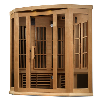 K356-01-ZF Hemlock Near Zero EMF Far IR Sauna 3 Person