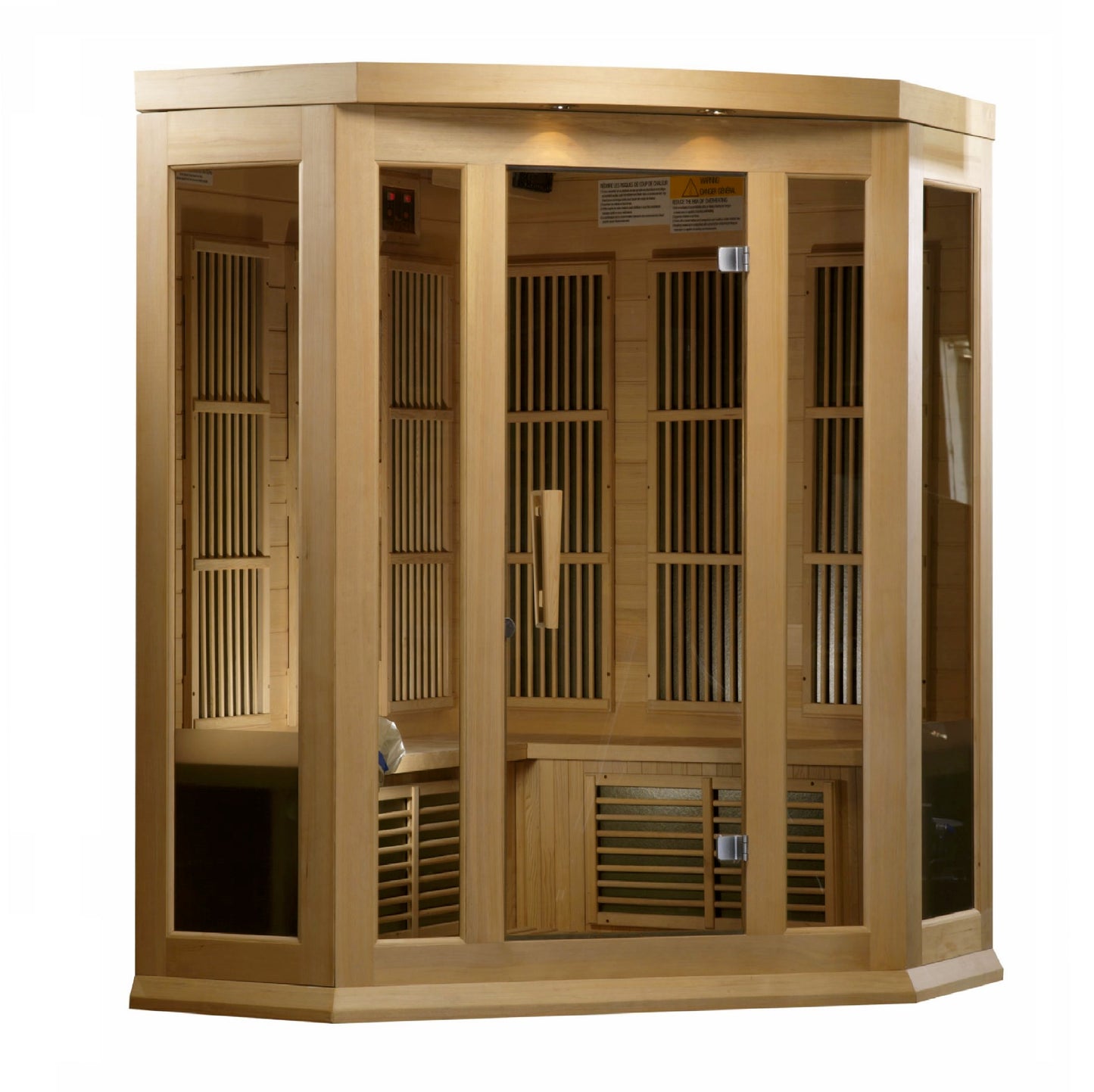 K356-01 Hemlock Low EMF Far IR Sauna 3 Person
