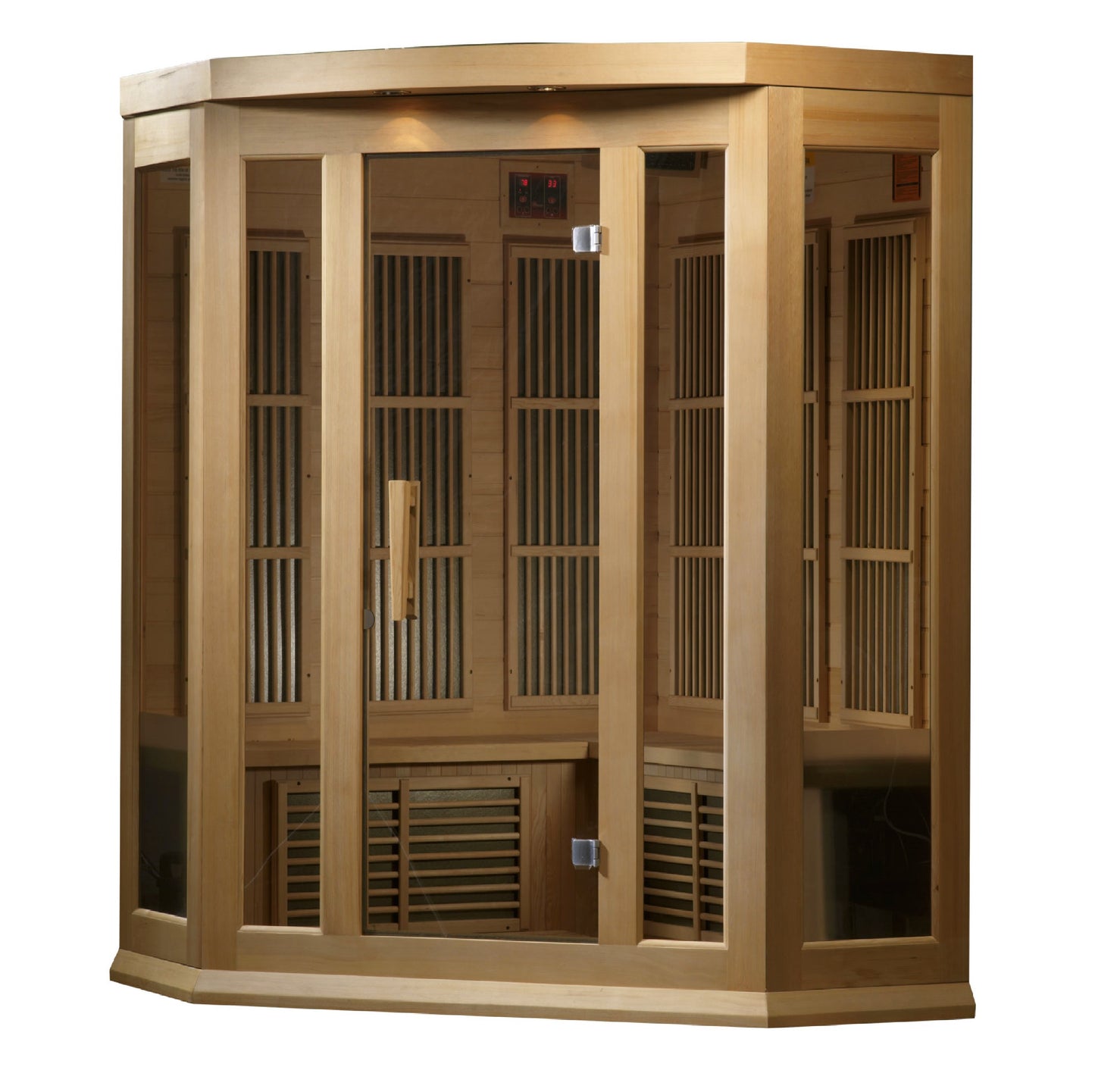 K356-01 Hemlock Low EMF Far IR Sauna 3 Person