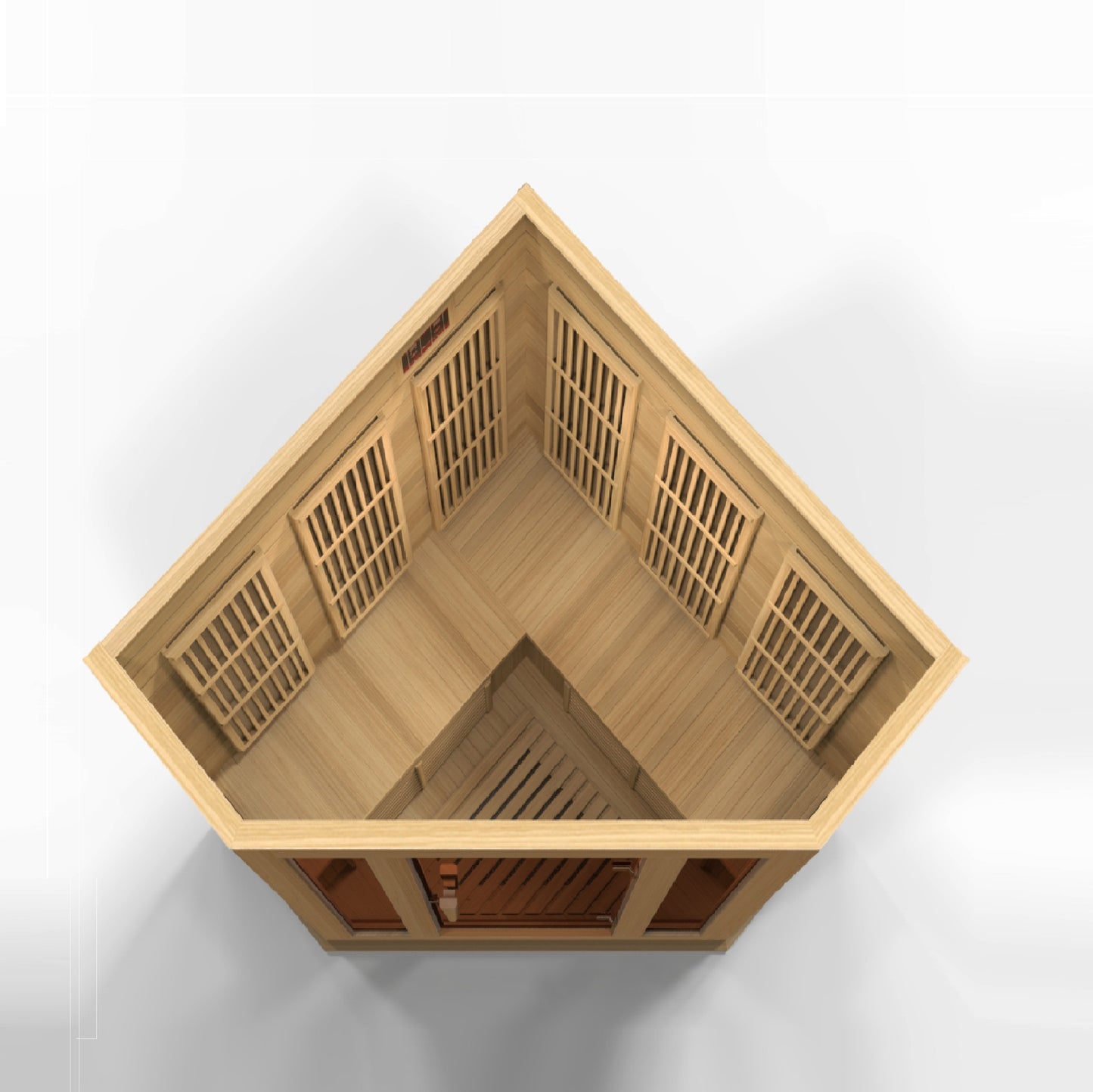 K356-01 Hemlock Low EMF Far IR Sauna 3 Person