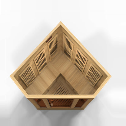 K356-01 Hemlock Low EMF Far IR Sauna 3 Person