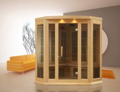 K356-01 Hemlock Low EMF Far IR Sauna 3 Person