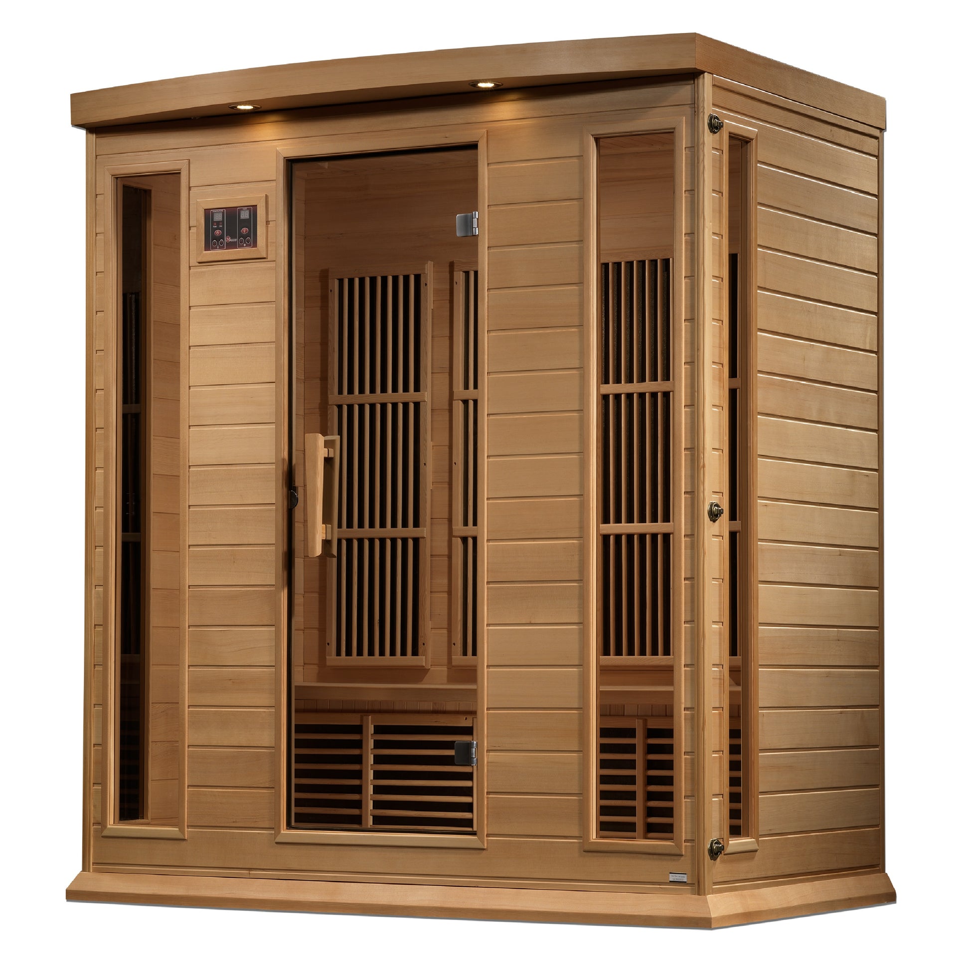 K406-01-ZF Hemlock Near Zero EMF Far IR Sauna 3 Person