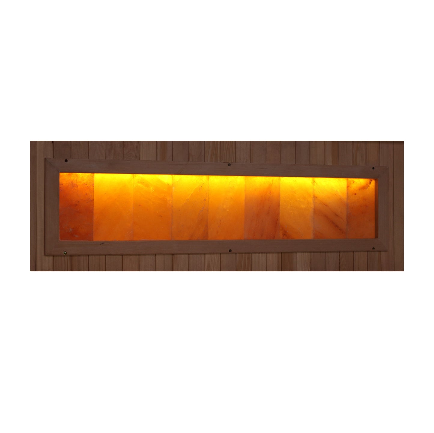 Golden Designs 3-Person Full Spectrum PureTech™ Near Zero EMF FAR Infrared Sauna with Himalayan Salt Bar (Canadian Hemlock)